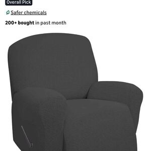 Dark Gray Recliner Chair Cover